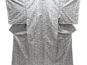 未使用品　華紋織り出し本場村山大島紬着物アンサンブル